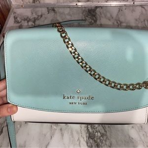 Kate spade blue convertible strap hand bag